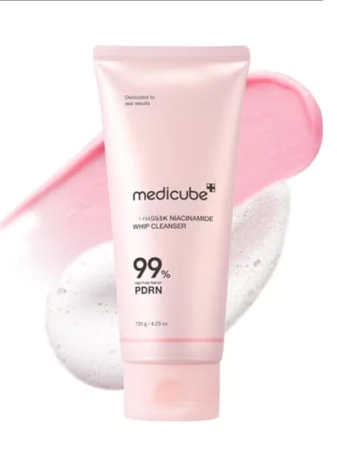 Medicube Pink Foaming Cleanser with Niacinamide for Healthy Skin / 120g - Image 1